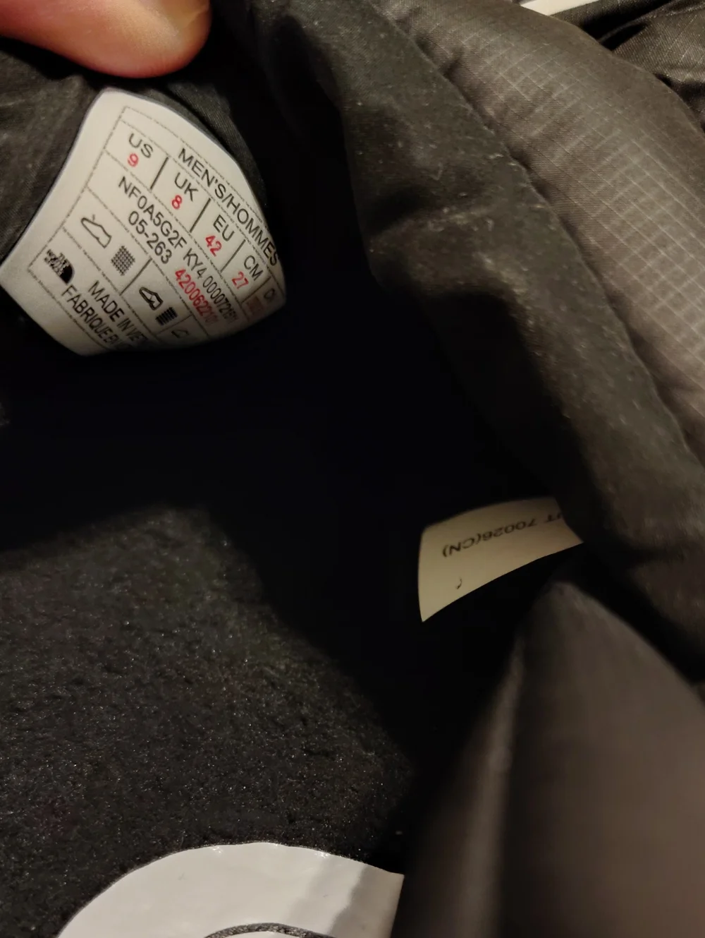The North Face new box